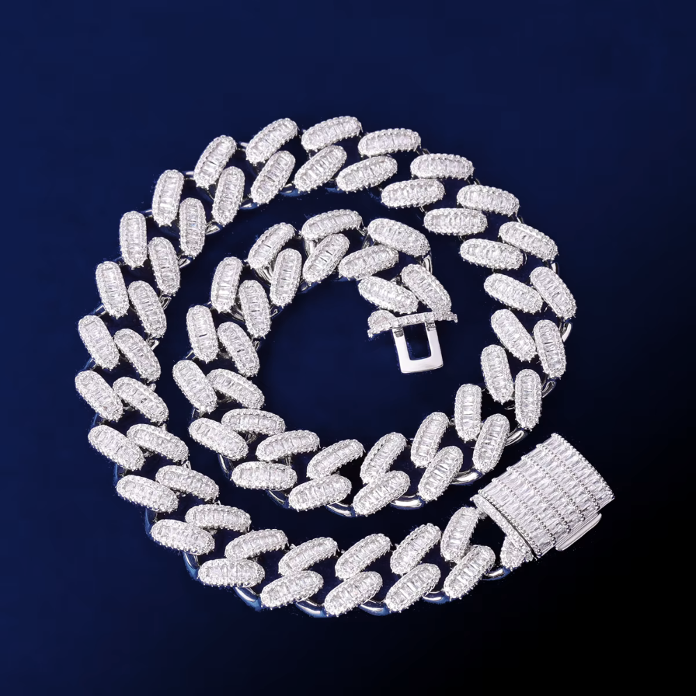 ICEVAULT | Iced-Out Prong 15mm Miami Cuban Link Chain – 5A+ CZ Stones Premium Finish