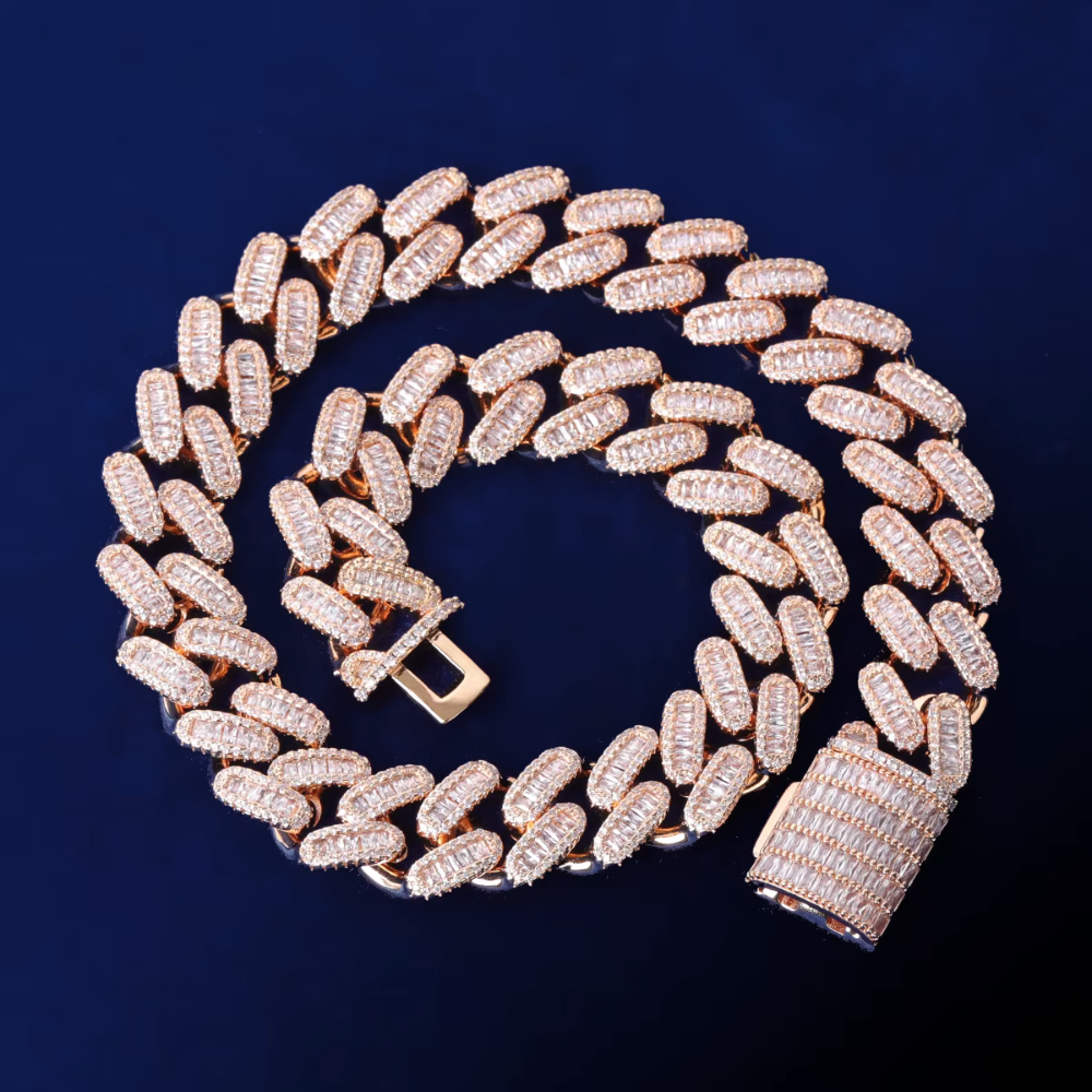 ICEVAULT | Iced-Out Prong 15mm Miami Cuban Link Chain – 5A+ CZ Stones Premium Finish