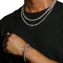 ICEVAULT | 3MM TENNIS CHAIN & BRACELET SET