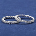 ICEVAULT | MOISSANITE SINGLE ROW TENNIS RING - 925 SILVER VVS1