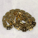 ICEVAULT | Royal Vault Chain – Vermeil Gold, Bold Geometric Links