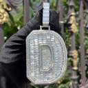 ICEVAULT | CUSTOM BAGUETTE INITIAL PENDANT