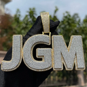 ICEVAULT | CUSTOM ICED OUT MODERN FONT PENDANT