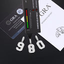 ICEVAULT | MOISSANITE NUMBER PENDANT - 925 SILVER VVS1