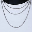 ICEVAULT | 5MM SILVER ROPE CHAIN