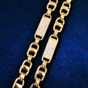ICEVAULT | Imperial Byzantine Chain – Vermeil Gold & 5A+ CZ Stones Statement Piece