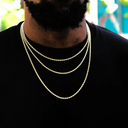 ICEVAULT | 5 MM Rope Chain Vermeil Gold Stainless Steel Material Hip Hop Jewelry for Men/Women