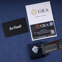 ICEVAULT | MOISSANITE DIAMOND BLUE RING - 925 SILVER VVS1