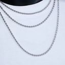 ICEVAULT | 5MM SILVER ROPE CHAIN