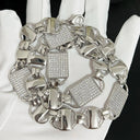 ICEVAULT | Magnum Kingsly Chain – Vermeil Silver & 5A+CZ Stones Statement Piece