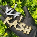 ICEVAULT | CUSTOM CURSIVE BRUSH FONT - PENDANT