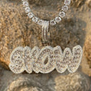 ICEVAULT | CUSTOM LAYERED BAGUETTE/ROUND CUT PENDANT