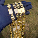 ICEVAULT | Magnum Kingsly Chain – Vermeil Gold & 5A+CZ Stones Statement Piece