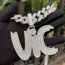 ICEVAULT | CUSTOM SOLID BASE BAGUETTE PENDANT