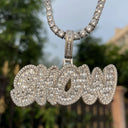 ICEVAULT | CUSTOM LAYERED BAGUETTE/ROUND CUT PENDANT