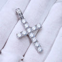 ICEVAULT | CROSS PENDANT - SILVER PVD PLATED